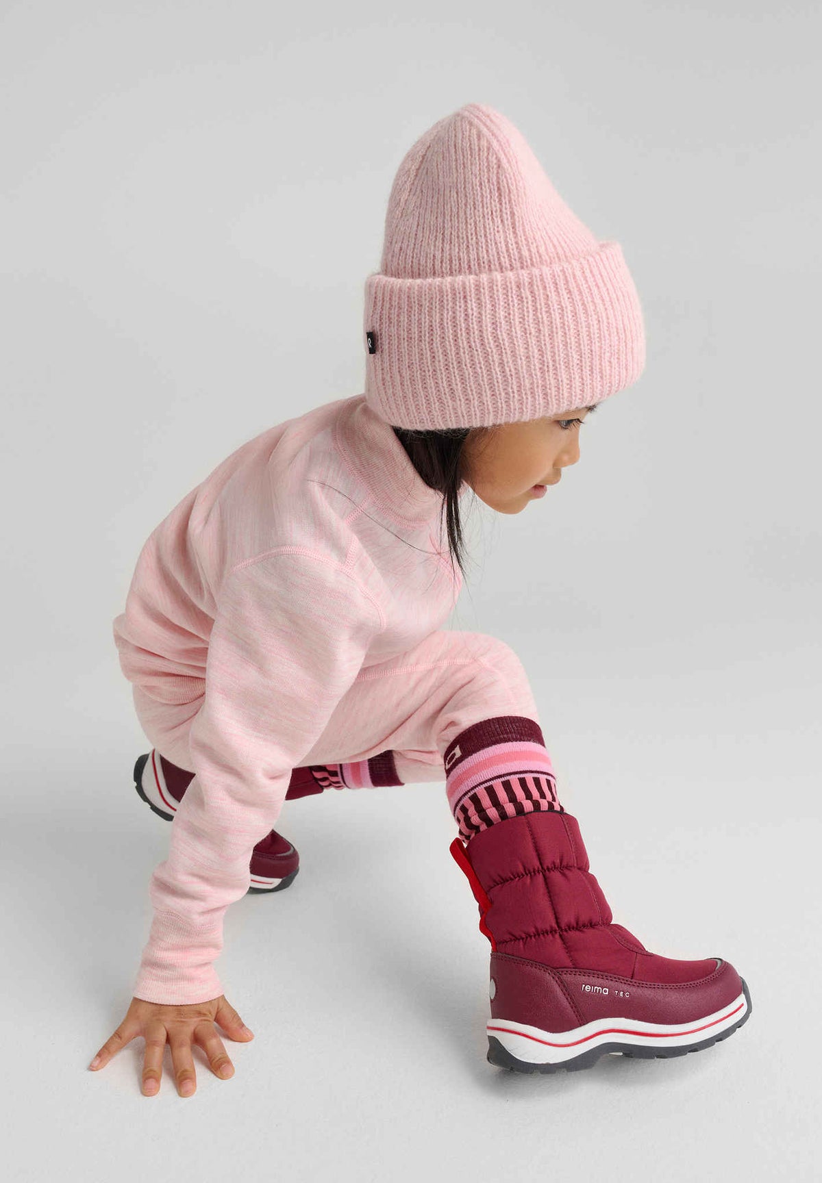Bottes d'hiver imperméables pour enfants Pikavari