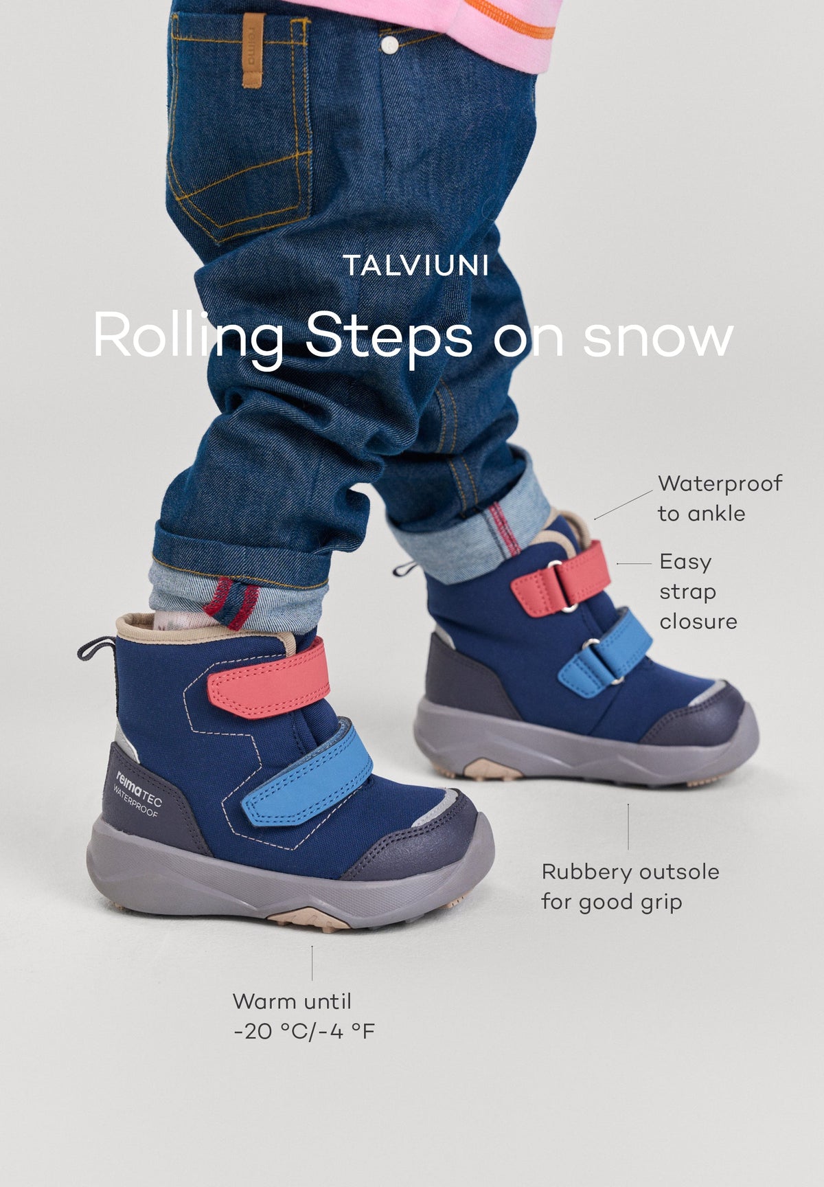 Kleinkinder Winterstiefel Talviuni wasserdicht