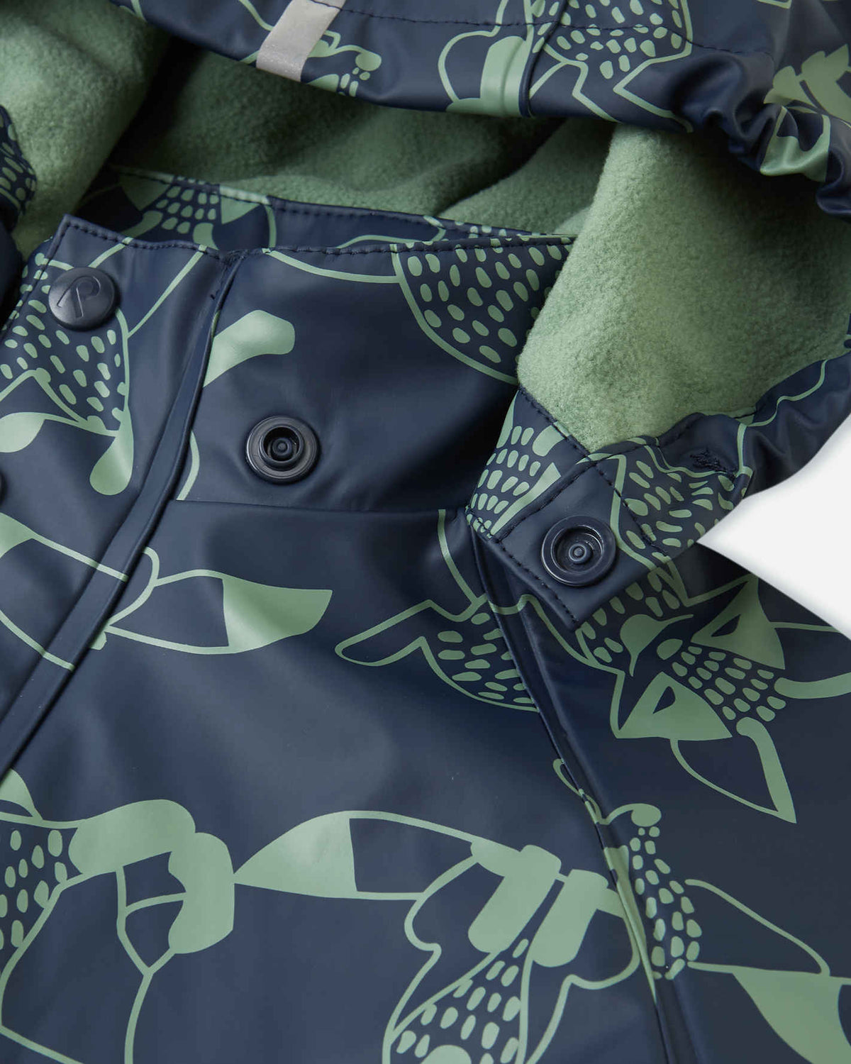 Kinder-Regenjacke Koski mit Fleece-Futter
