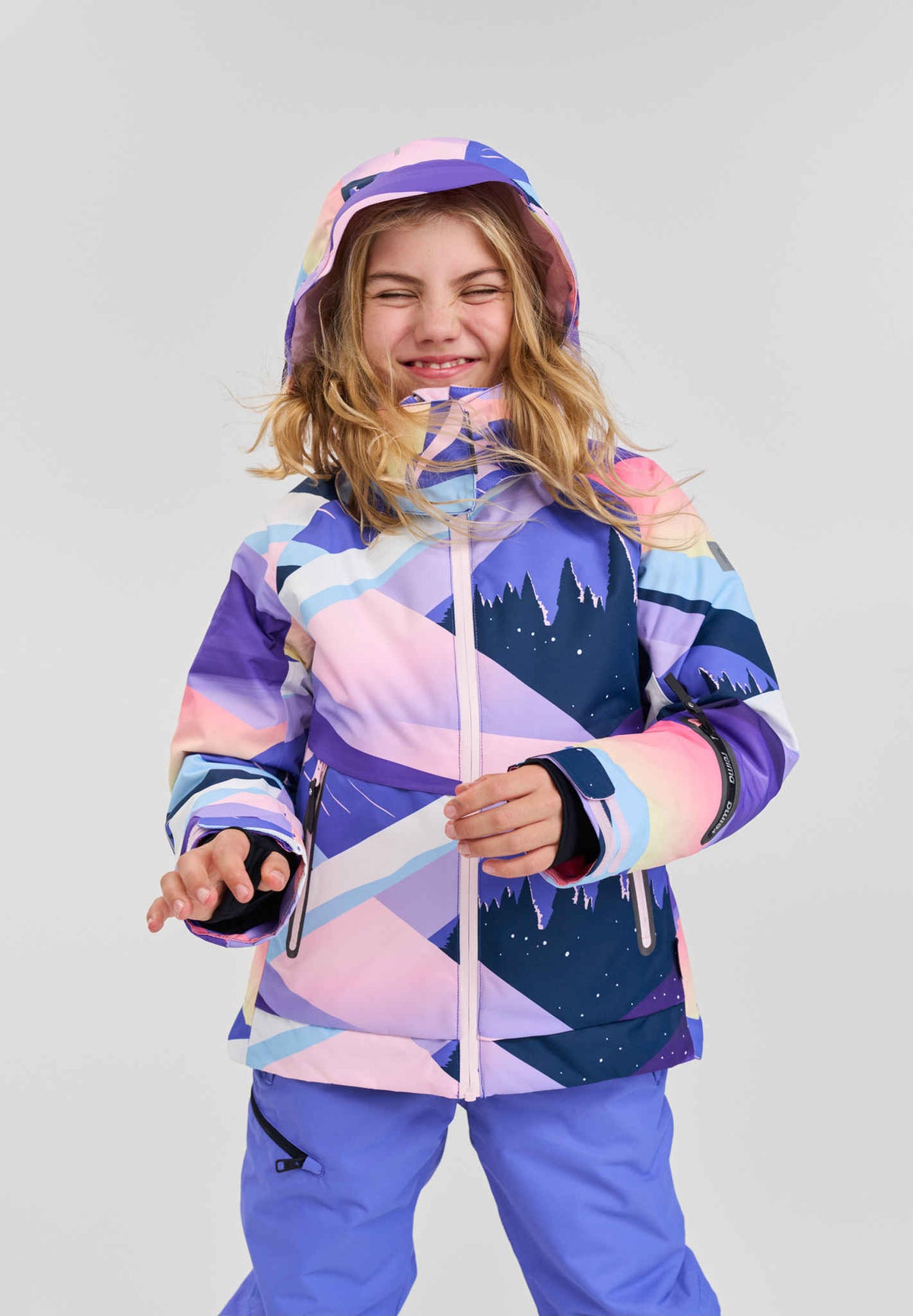 Wasserdichte Kinder-Skijacke Posio